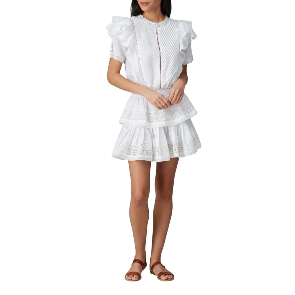 Maia Bergman Mery Dress White Summer mini dress women’s size XL